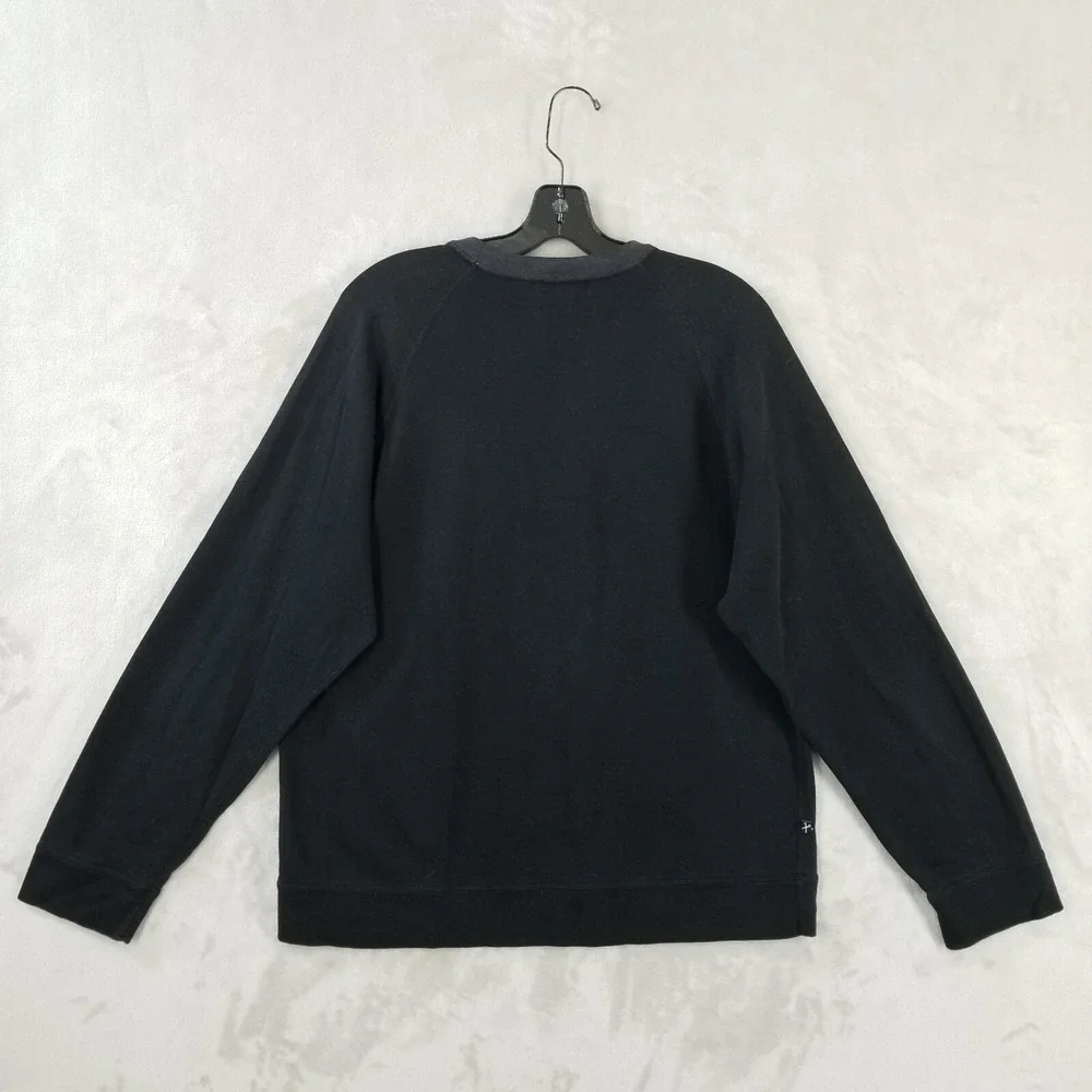 Vintage‎ Marc Ecko Sweater Men L Black 100% Cotton Long-Sleeve Street Skater Y2K